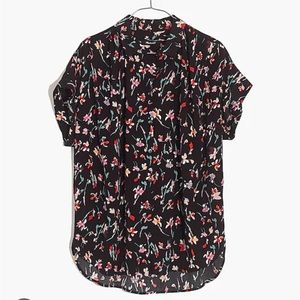 Madewell central drapey shirt